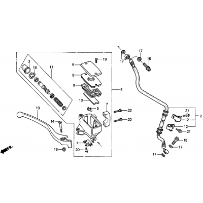 FRONT BRAKE MASTER CYLINDER