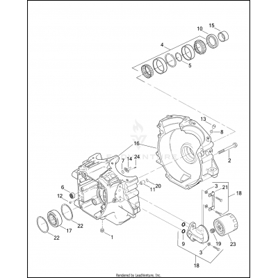 CRANKCASE & ENGINE OIL FILTER - 1550