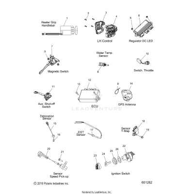 ELECTRICAL, SWITCHES, SENSORS and COMPONENTS - S20EKL8RS ALL OPTIONS (601282)