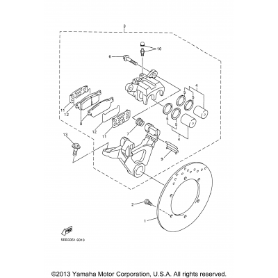 Rear Brake Caliper