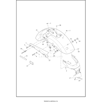 FENDERS, REAR - XL883L