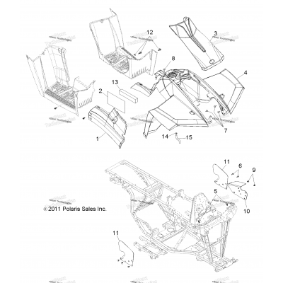 Body, Front Cab & Side Panels