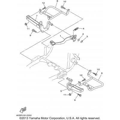 Stand. Footrest