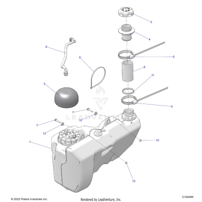 BODY, FUEL TANK - A20SLZ95AE (C102495)