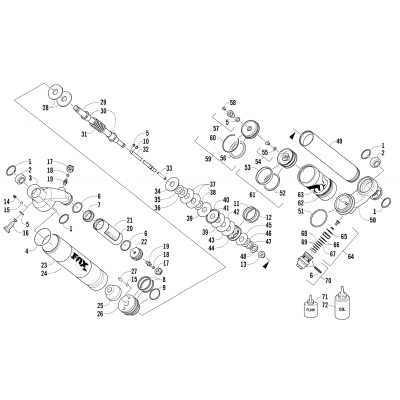 FRONT SUSPENSION SHOCK ABSORBER