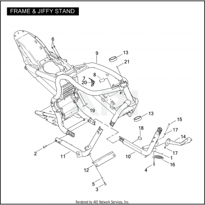 FRAME & JIFFY STAND