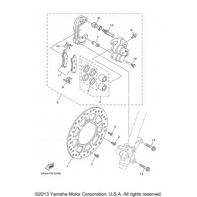 Front Brake Caliper