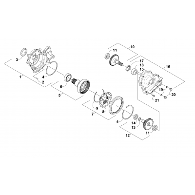 GEARCASE ASSEMBLY