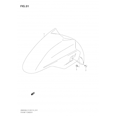 FRONT FENDER (AN400A L2 E33)