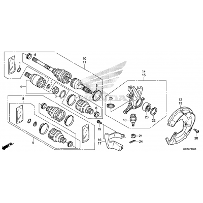 FRONT KNUCKLE / FRONT DRIVE SHAFT