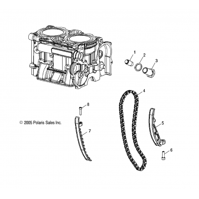 Engine, Cam Chain & Tensioners