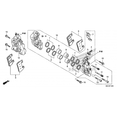 FRONT BRAKE CALIPER