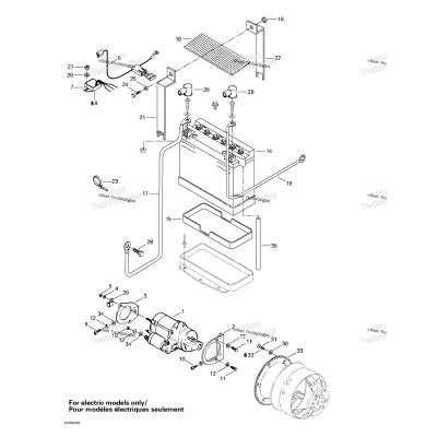 Battery And Accesories (For Electric Models Only)