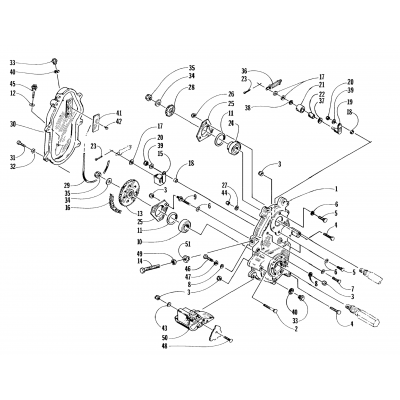 DRIVE/DROPCASE ASSEMBLY