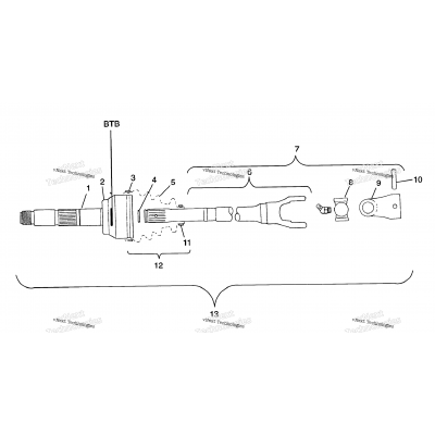 Cv Joint Btb Xplorer 400L