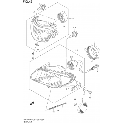 HEADLAMP (LT-A750XPZL4 P28)