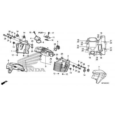 REAR CYLINDER HEAD COVER