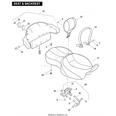 SEAT & BACKREST