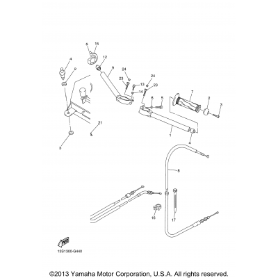 Steering Handle Cable