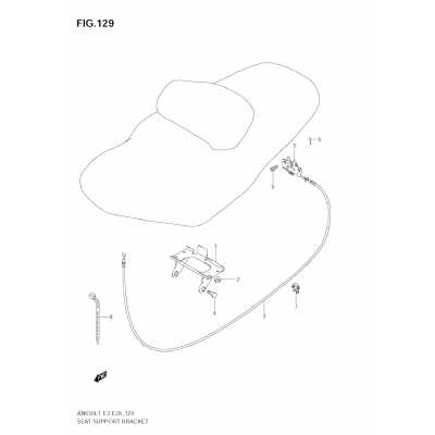 SEAT SUPPORT BRACKET (AN650 L1 E3)