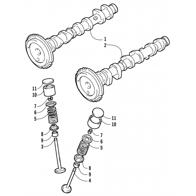 CAMSHAFT/VALVE ASSEMBLY