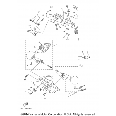 Steering Handle Cable