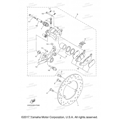 Rear Brake Caliper