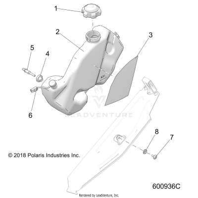 ENGINE, OIL BOTTLE ASM. - S20EKL8RS ALL OPTIONS (600936C)