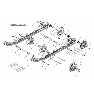 Suspension, Rear /Bsa (4988678867C01)