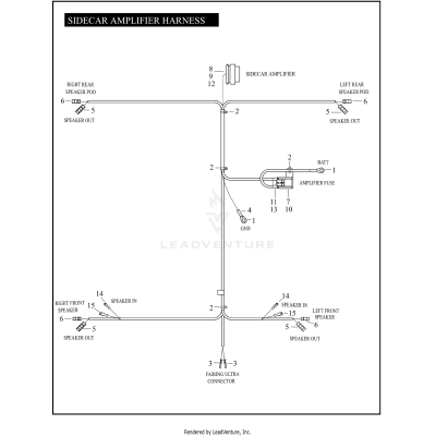 SIDECAR AMPLIFIER HARNESS