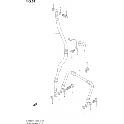 FRONT BRAKE HOSE