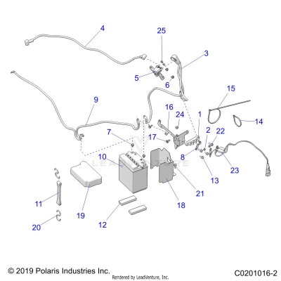 ELECTRICAL, BATTERY - A20SDE57P5 (C0201016-2)