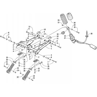 REAR SUSPENSION FRONT ARM ASSEMBLY