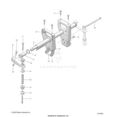 SUSPENSION, TORSION BAR - A25SJE57CP/EP (C102482)