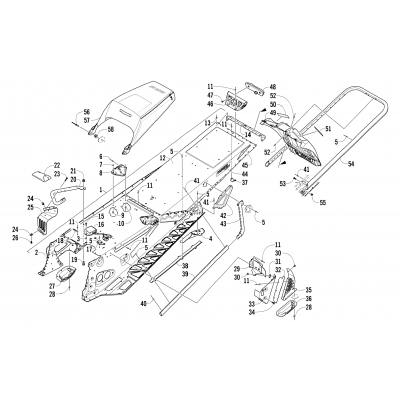 TUNNEL AND SNOWFLAP ASSEMBLY