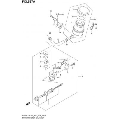 FRONT MASTER CYLINDER