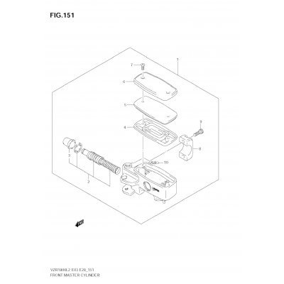 FRONT MASTER CYLINDER (VZR1800 L2 E28)