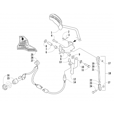 REVERSE SHIFT LEVER ASSEMBLY (Optional)