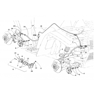 HYDRAULIC BRAKE ASSEMBLY