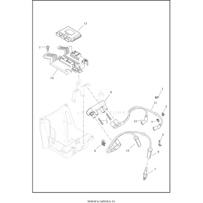 ELECTRONIC CONTROL MODULE (ECM) AND COIL