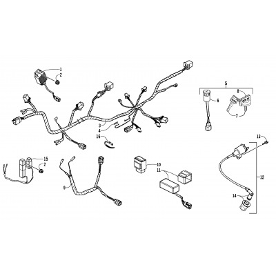 ELECTRICAL AND WIRING HARNESS ASSEMBLY