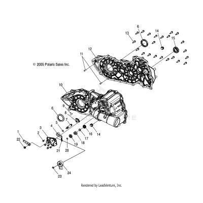 GEARCASE - A06MH50AQ/AX/AY/AZ/AL/AT (4999200059920005C13)