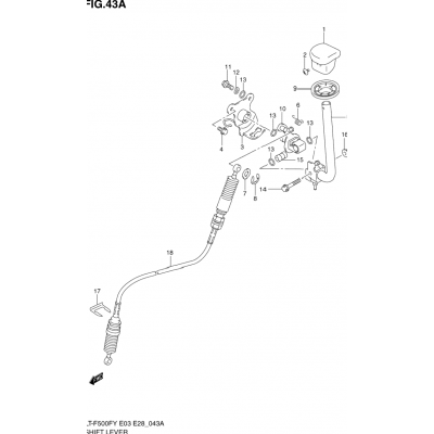 SHIFT LEVER (MODEL K1/K2)