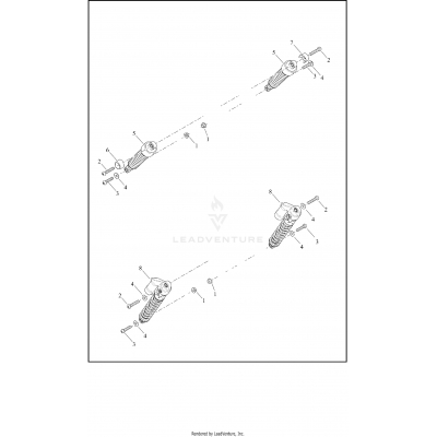 SHOCK ABSORBERS, REAR