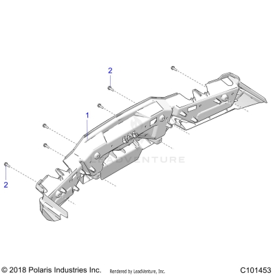 BODY, REAR BUMPER - A25SXZ85A9/AM/AP (C101453)