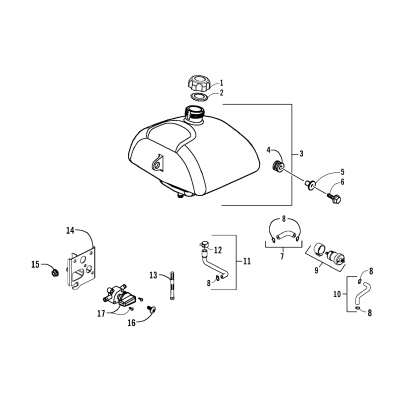 GAS TANK ASSEMBLY