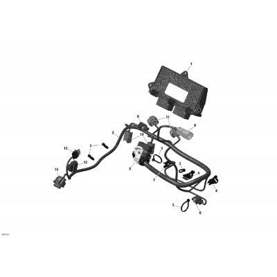 10- Engine Harness And Electronic Module