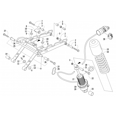 REAR SUSPENSION FRONT ARM ASSEMBLY