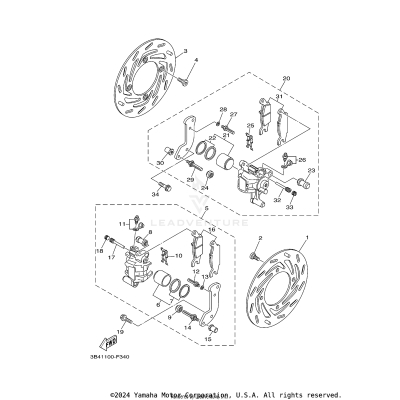 FRONT BRAKE CALIPER