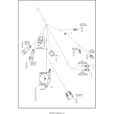 WIRE HARNESS, MAIN - FLHLT (7 OF 9)